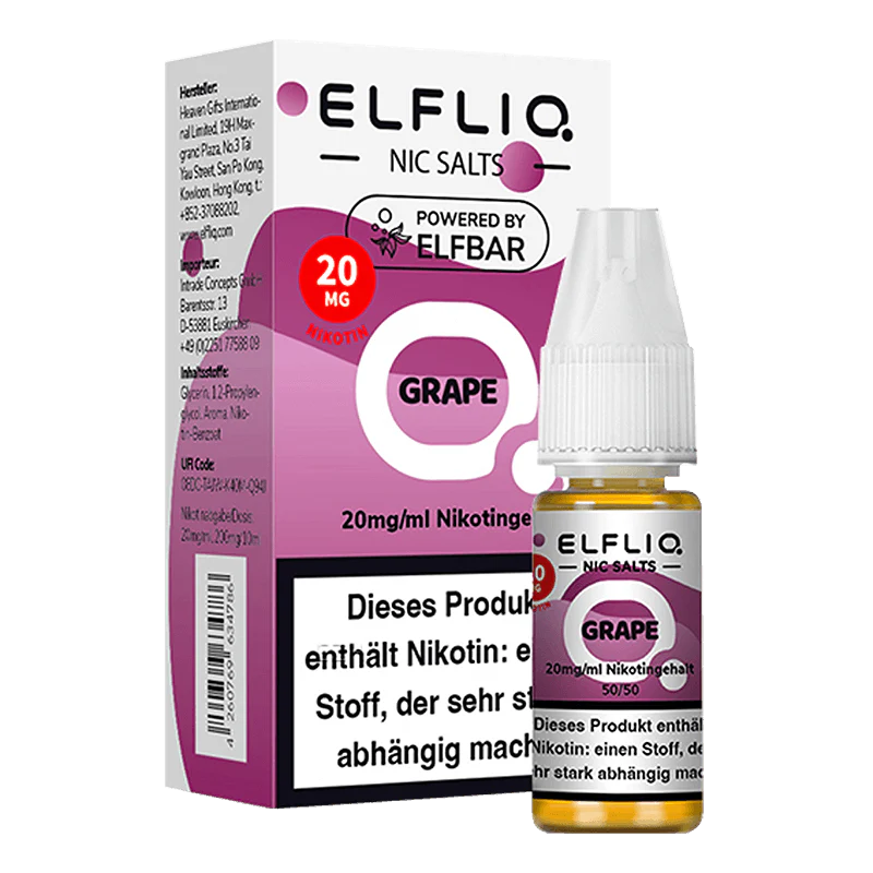 Grape Liquid 20 mg/ml Nikotin