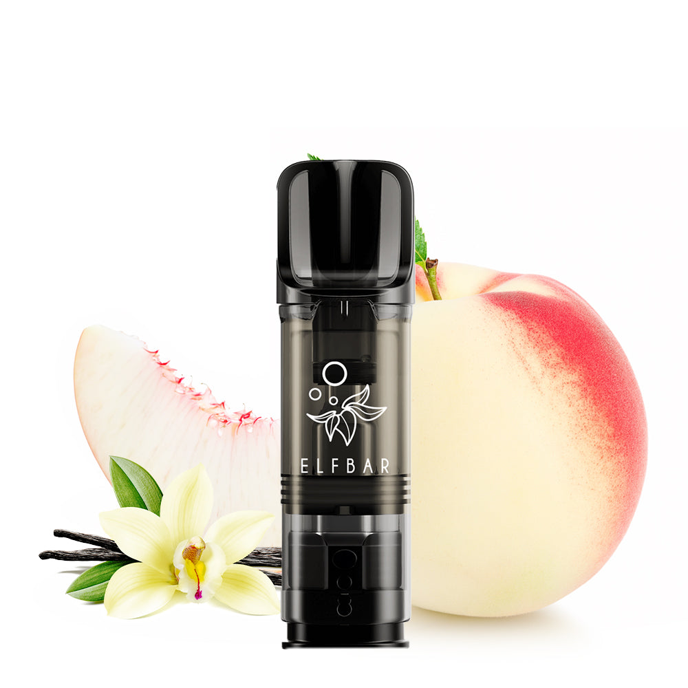 Elfbar Elfa Vanilla White Peach 20mg Nikotin 2er Pack