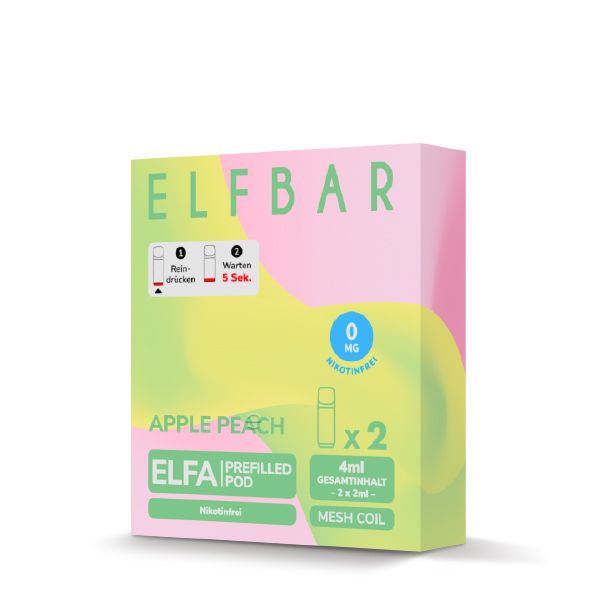 Elfa Apple Peach Nikotinfrei