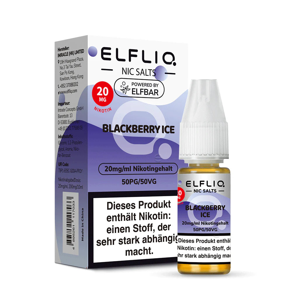 Blackberry Ice Liquid 20 mg/ml Nikotin