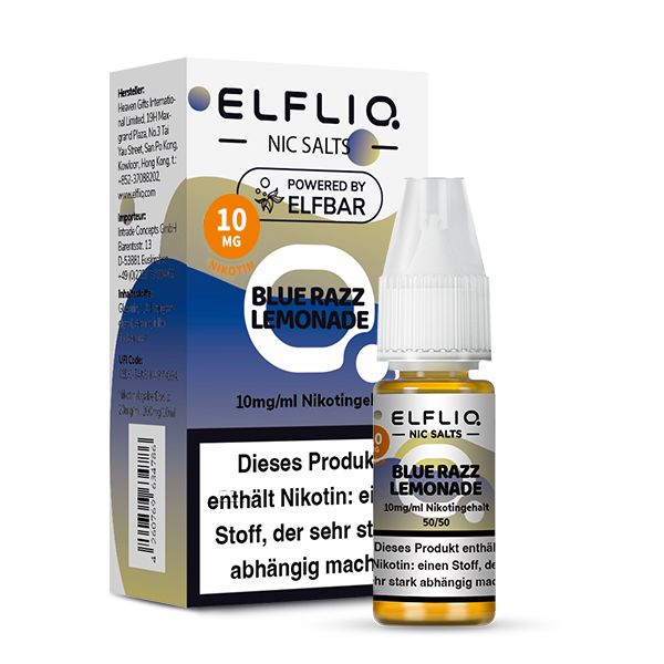 Blue Razz Lemonade Liquid 10 mg/ml Nikotin