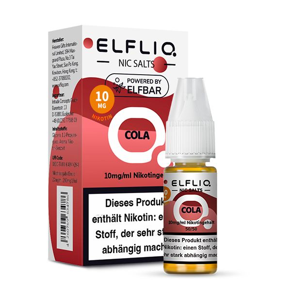 Cola Liquid 10 mg/ml Nikotin