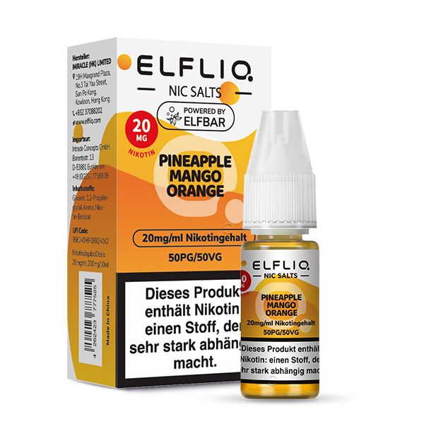 Pineapple Mango Orange Liquid 20 mg/ml Nikotin