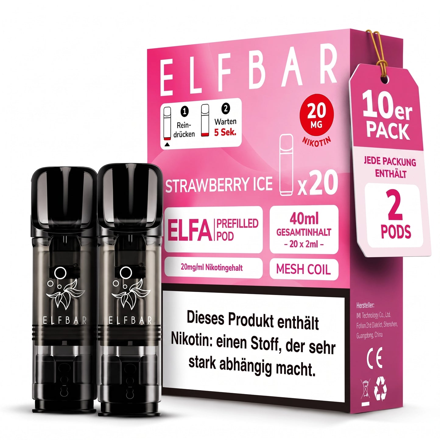 ELFBAR ELFA 20mg Nikotin Pods