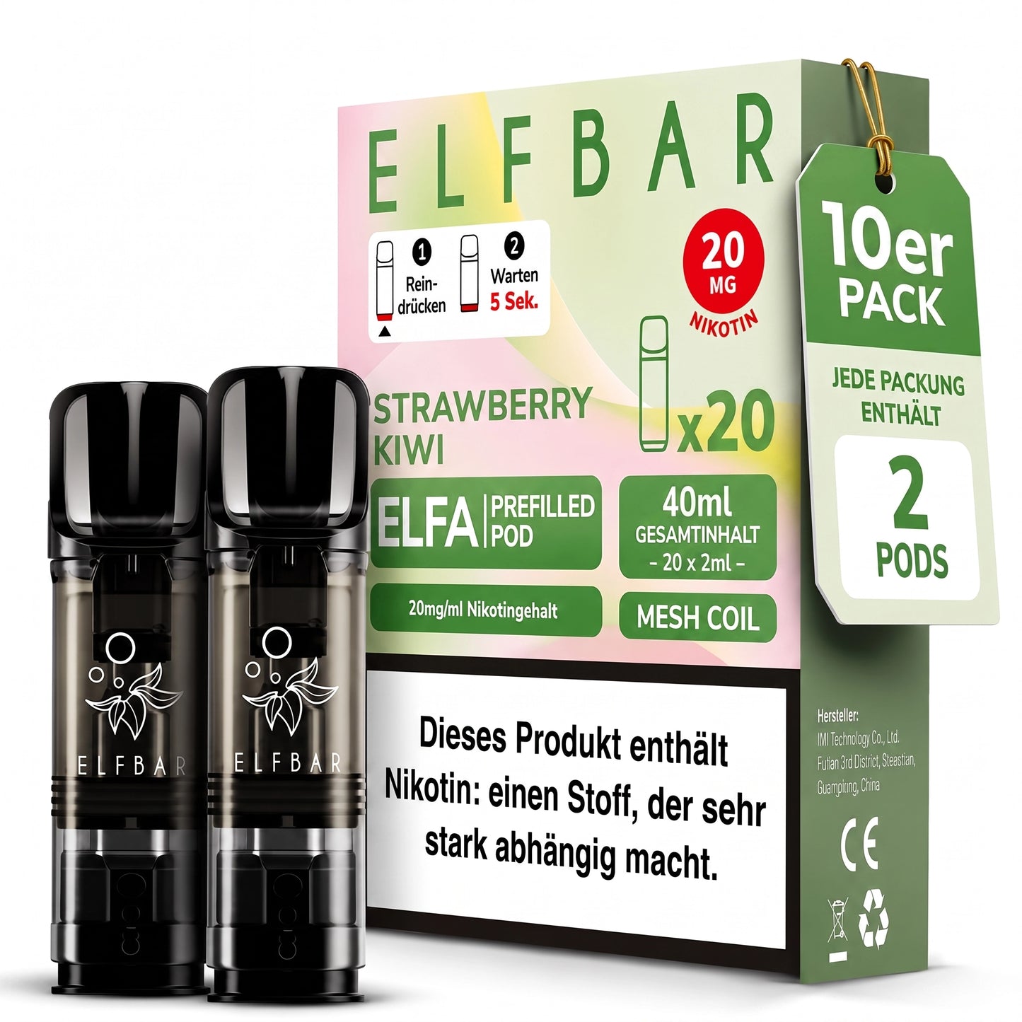 ELFBAR ELFA 20mg Nikotin Pods