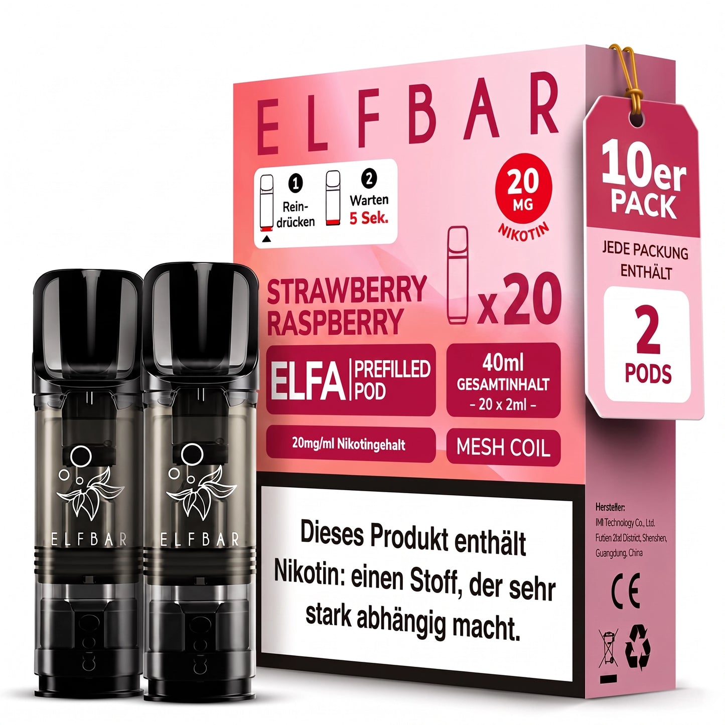 ELFBAR ELFA 20mg Nikotin Pods