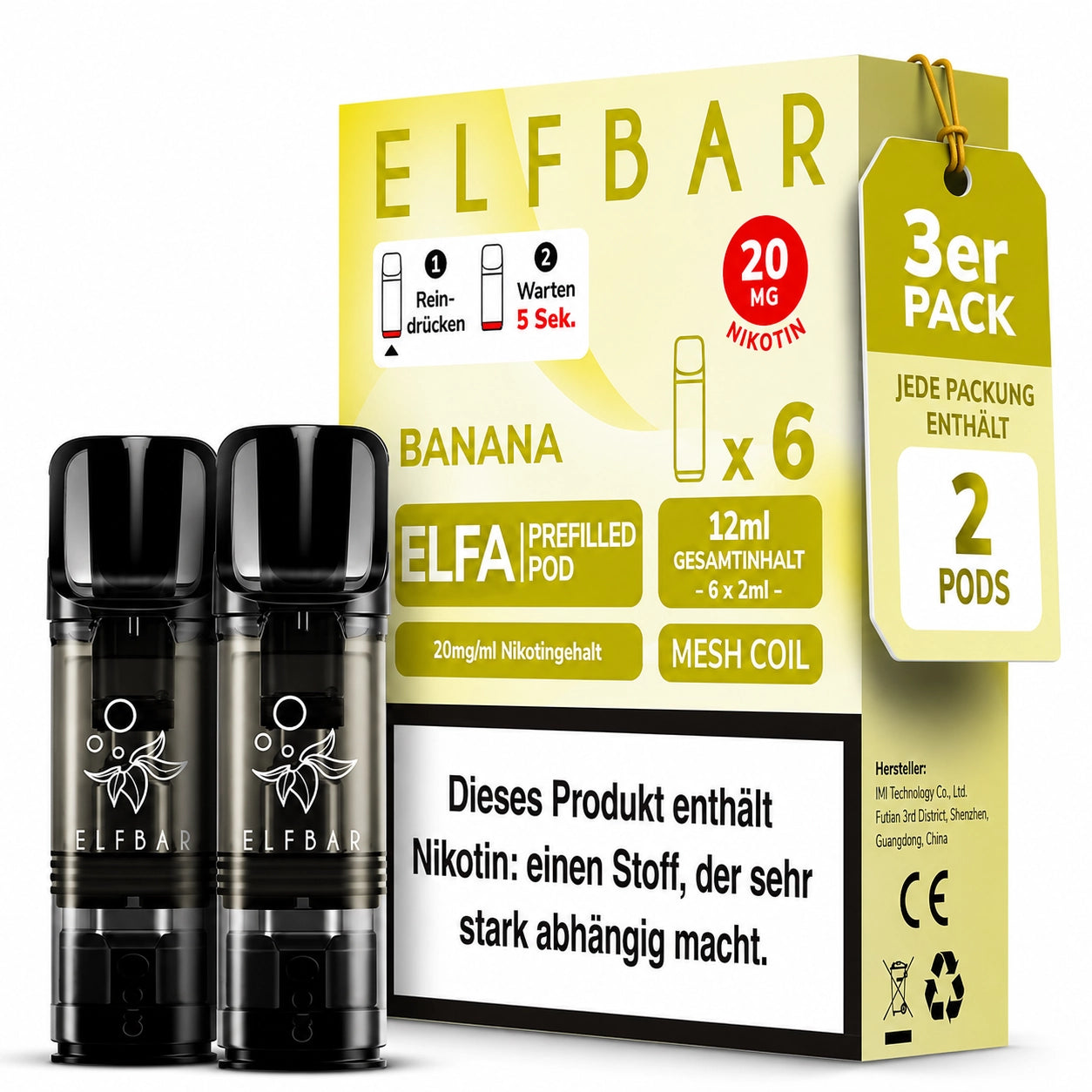 ELFBAR Elfa Pods - Banana