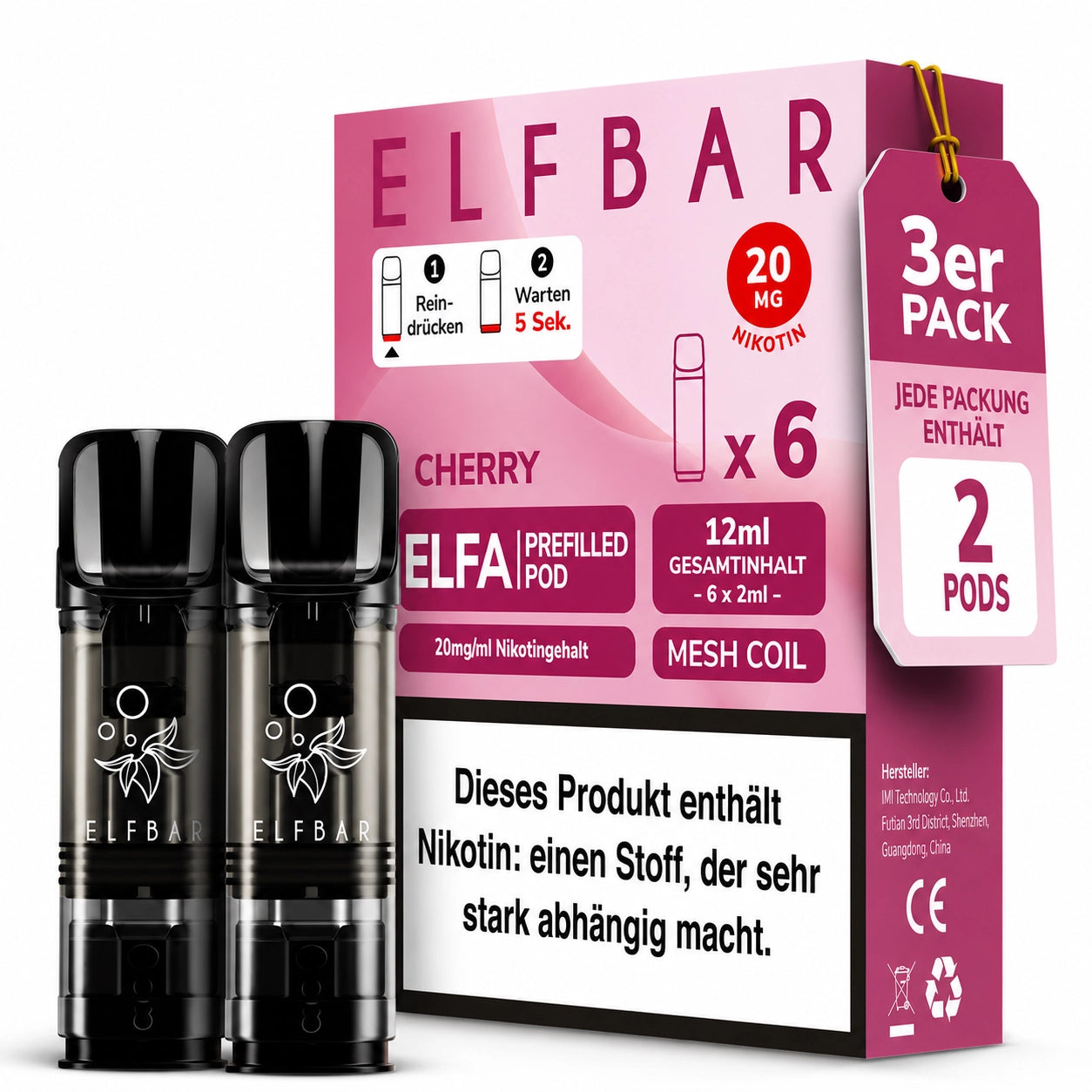 ELFBAR Elfa Pods - Cherry