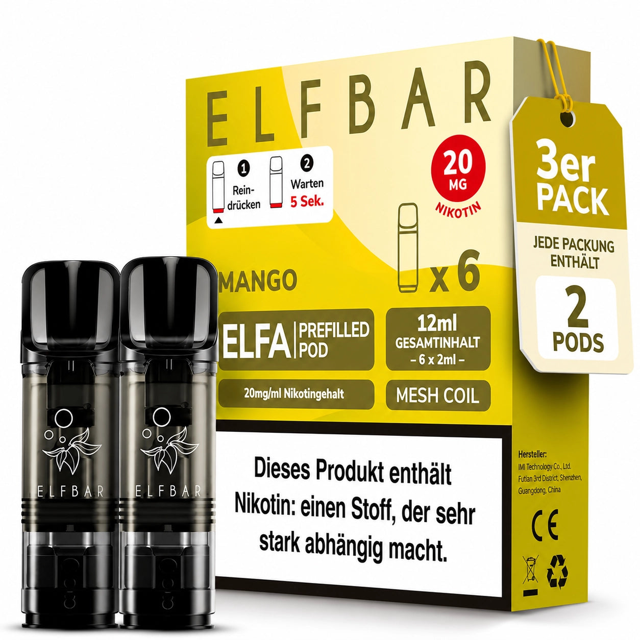 ELFBAR Elfa Pods - Mango