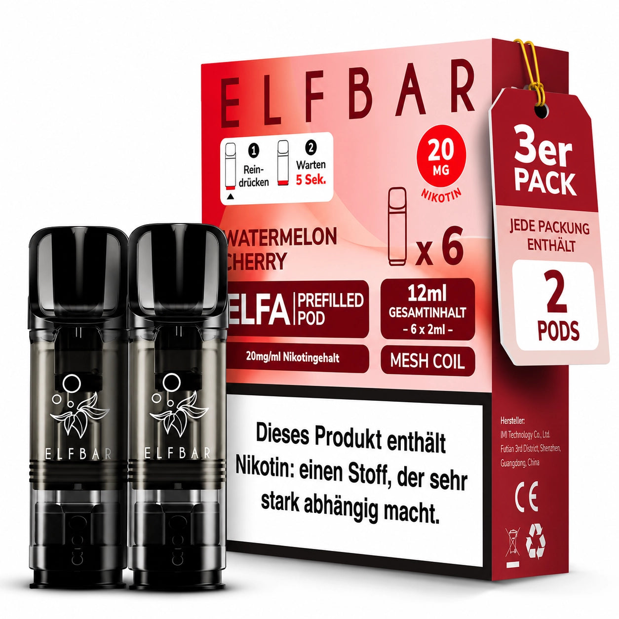 ELFBAR Elfa Pods - Watermelon Cherry