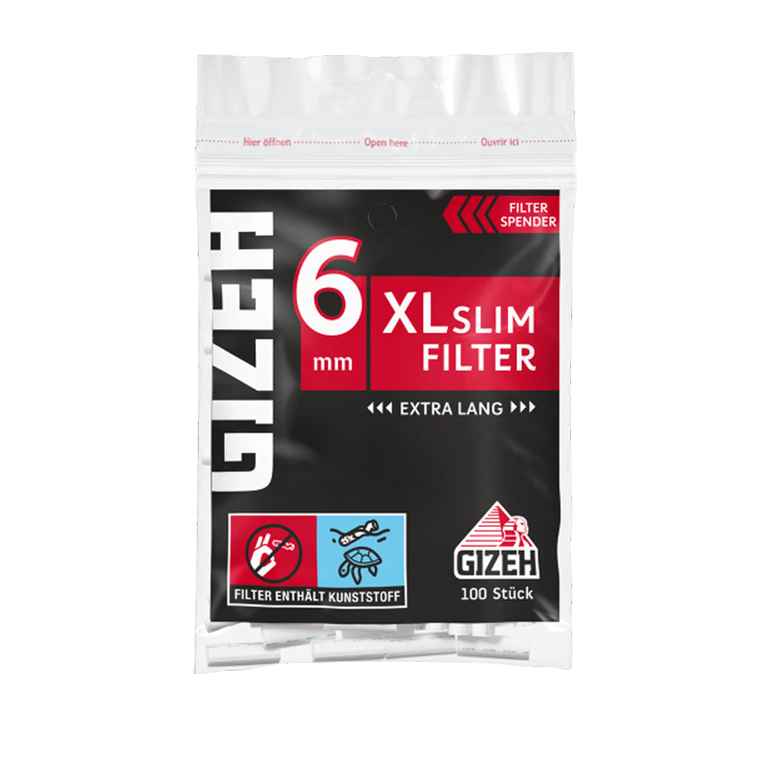 Gizeh XL 6mm Slim Filter