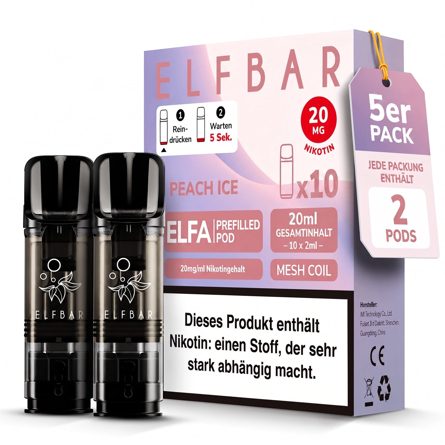 ELFBAR ELFA 20mg Nikotin Pods