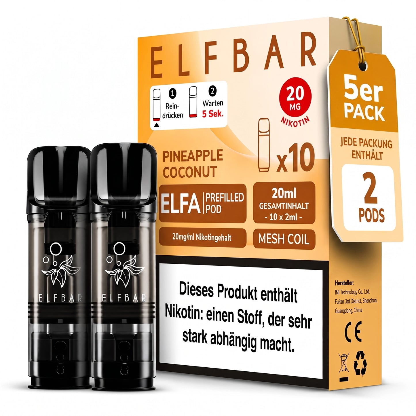 ELFBAR ELFA 20mg Nikotin Pods