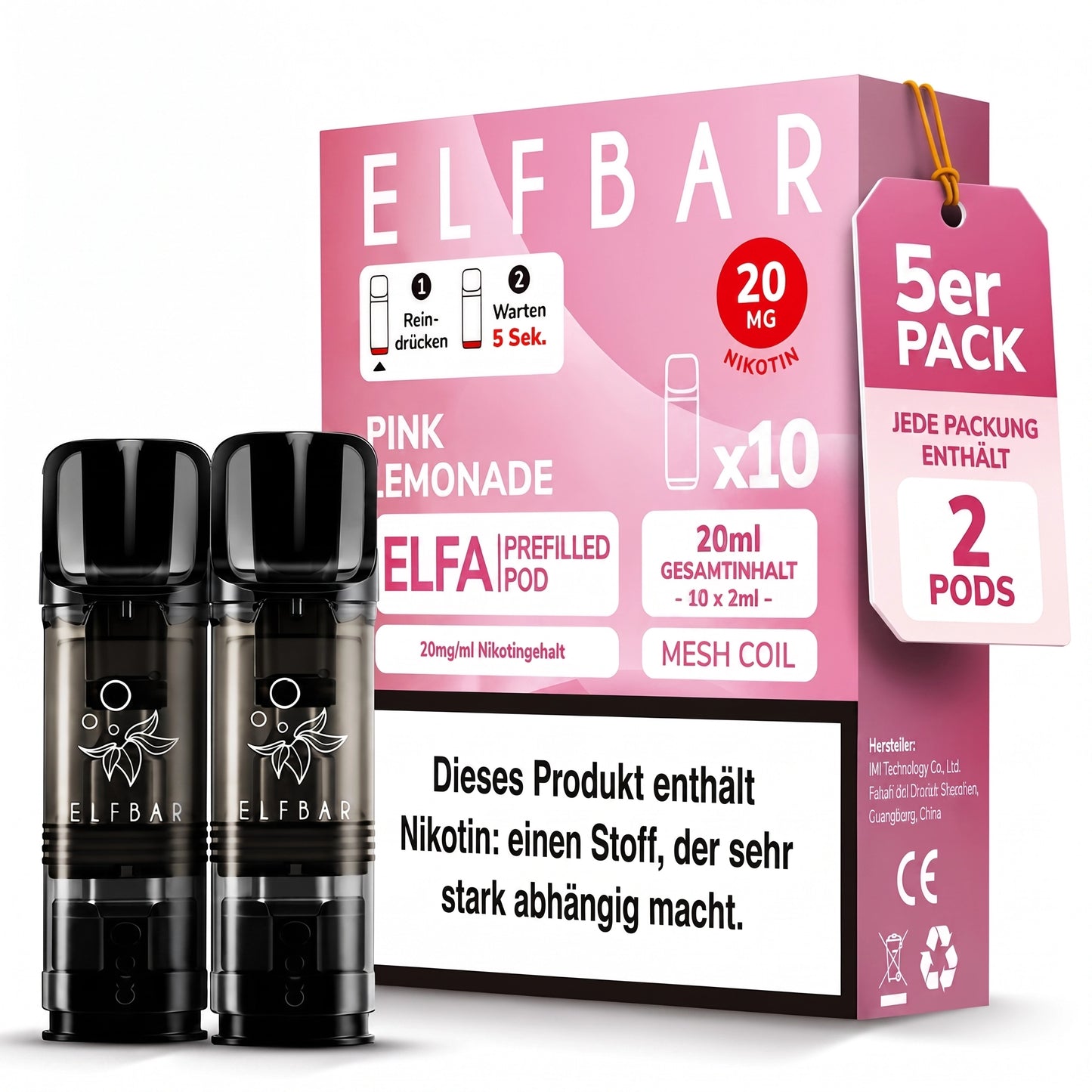 ELFBAR ELFA 20mg Nikotin Pods