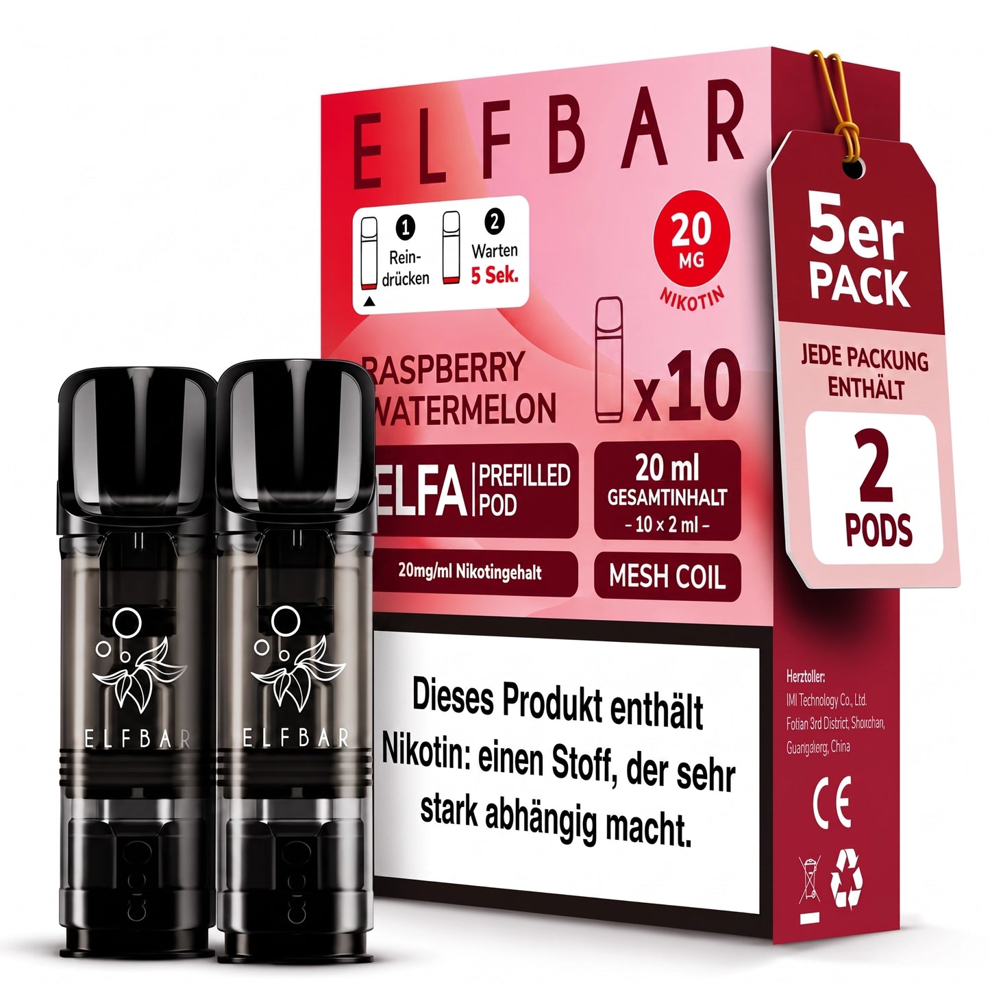 ELFBAR ELFA 20mg Nikotin Pods