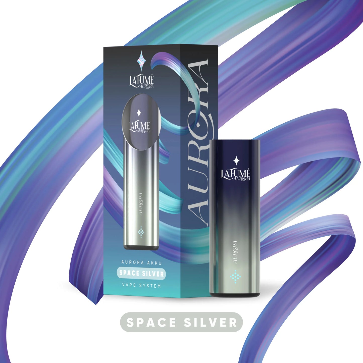 La Fume Aurora Pod Kit Akku - Space Silver