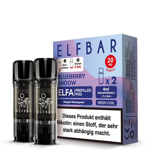 Elf Bar Elfa Pods - Blueberry Snoow