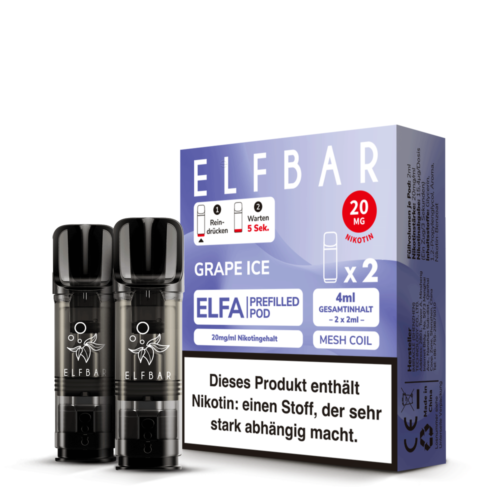 Elf Bar Elfa Pods - Grape Ice