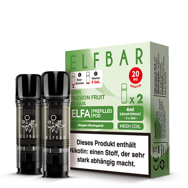 Elf Bar Elfa Pods - Kiwi Passion Fruit Guava