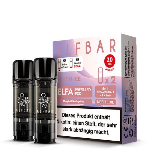 Elf Bar Elfa Pods - Peach Ice