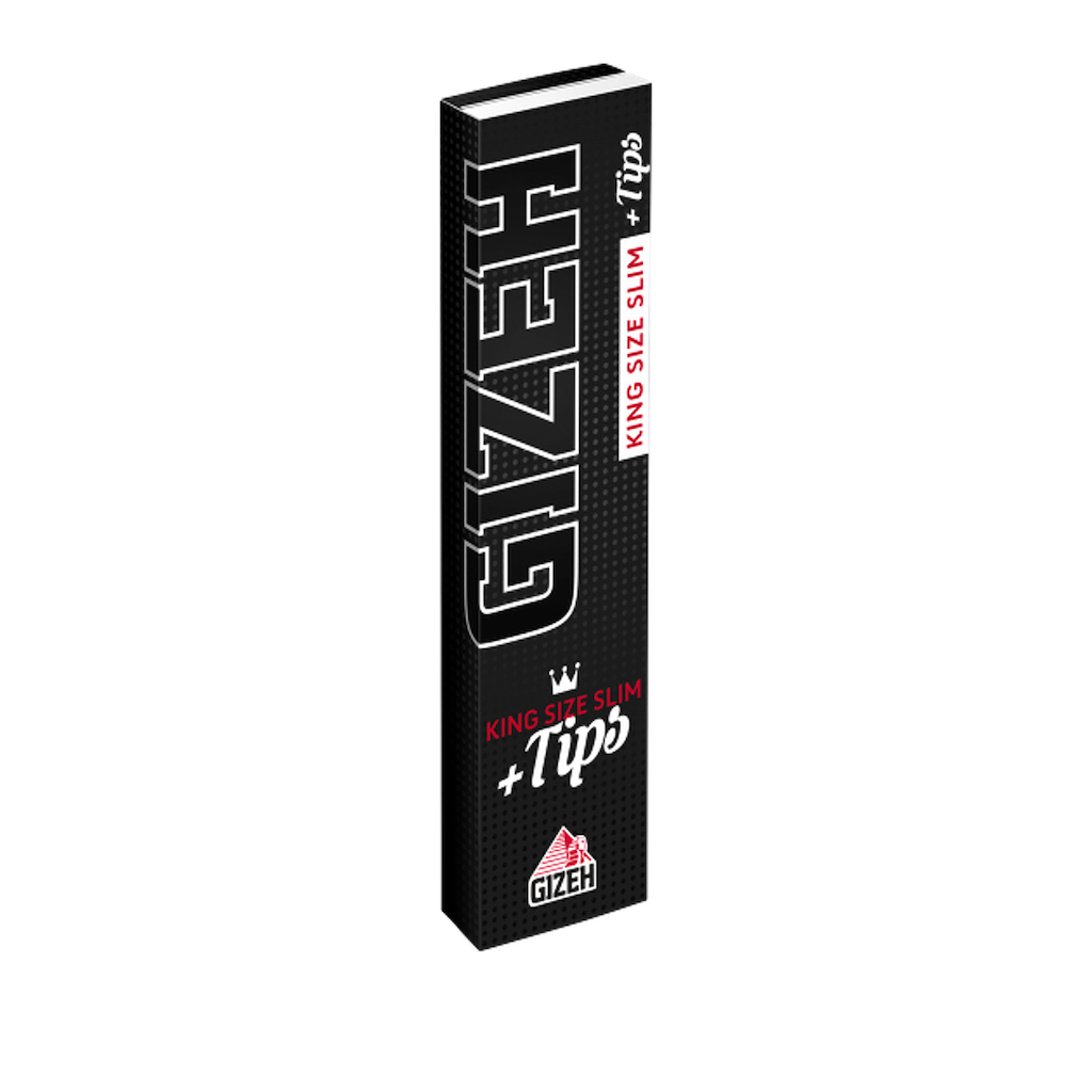 GIZEH BLACK® King Size Slim + Tips