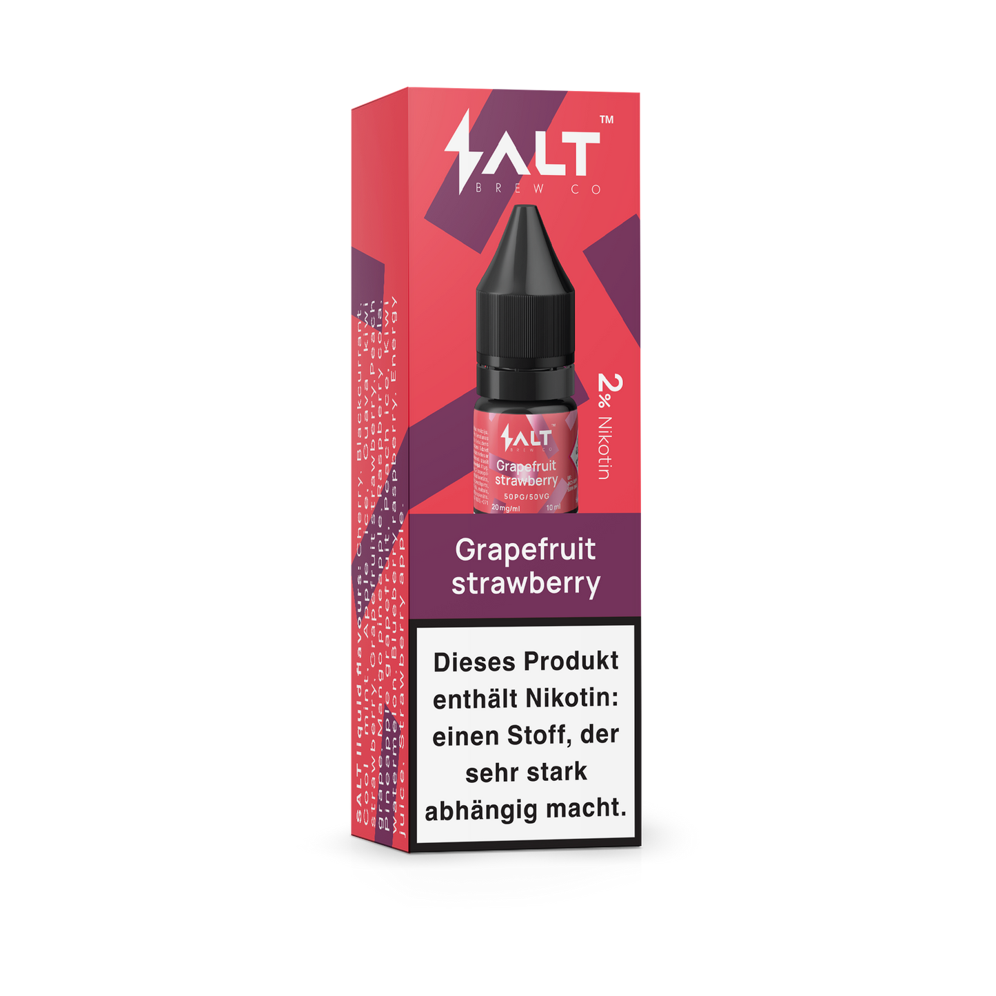 Salt Brew Co Grapefruit Strawberry E-Liquid 20mg/ml 10ml