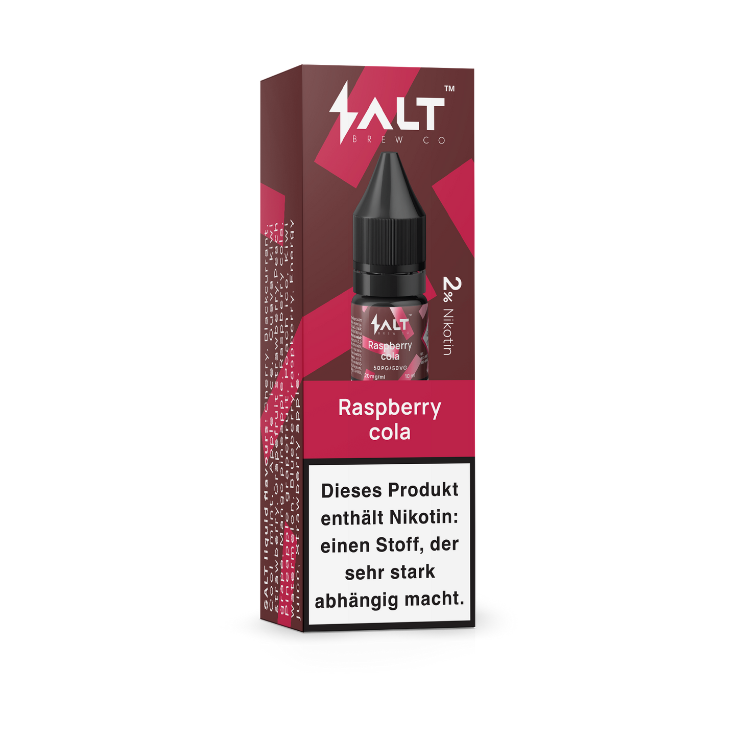 Salt Brew Co Raspberry Cola E-Liquid 20mg/ml 10ml