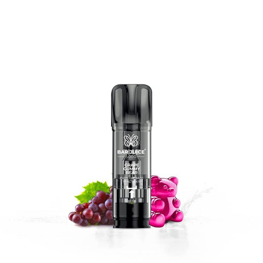 Bar Juice - Prefilled Pods - Grape Gummy Bear - 2ml - 20mg - 2er Paket