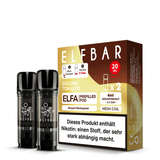 Elf Bar Elfa Pods - Golden Tobacco