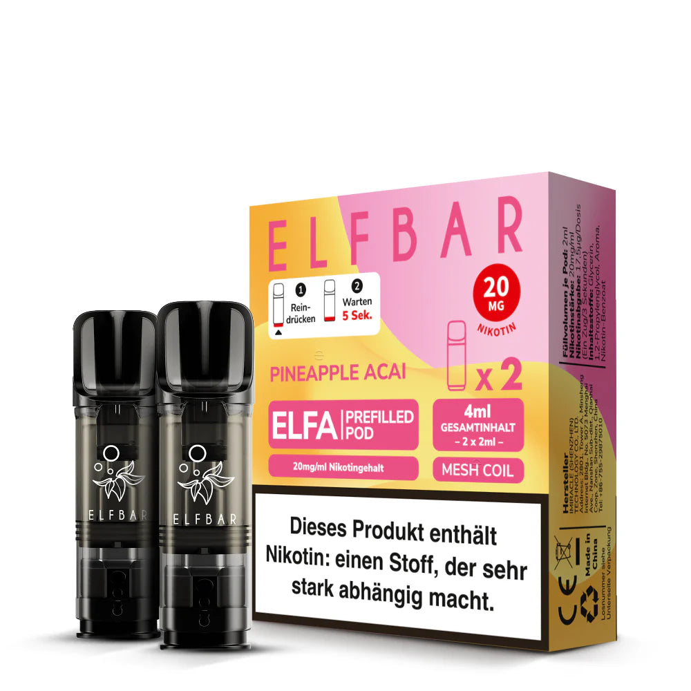 Elf Bar Elfa Pods - Pineapple Acai