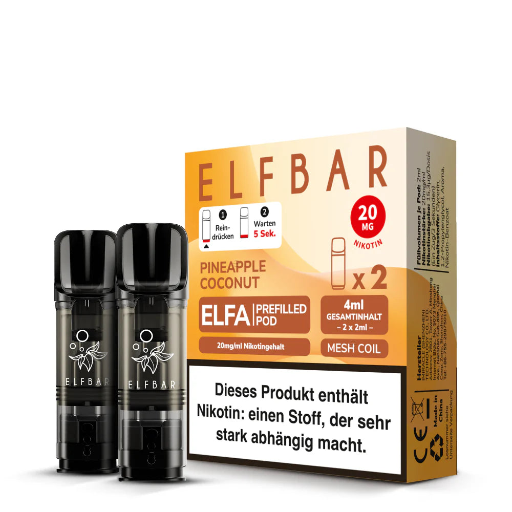 Elf Bar Elfa Pods - Pineapple Coconut