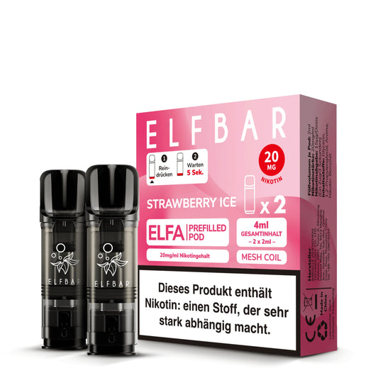 Elf Bar Elfa Pods - Strawberry Ice
