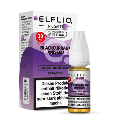 Blackcurrant Aniseed Liquid 20 mg/ml Nikotin
