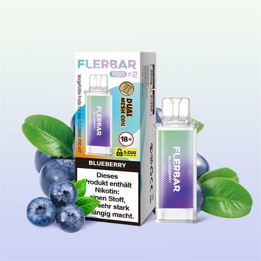 Flerbar Liquid POD 2er Pack - Blueberry