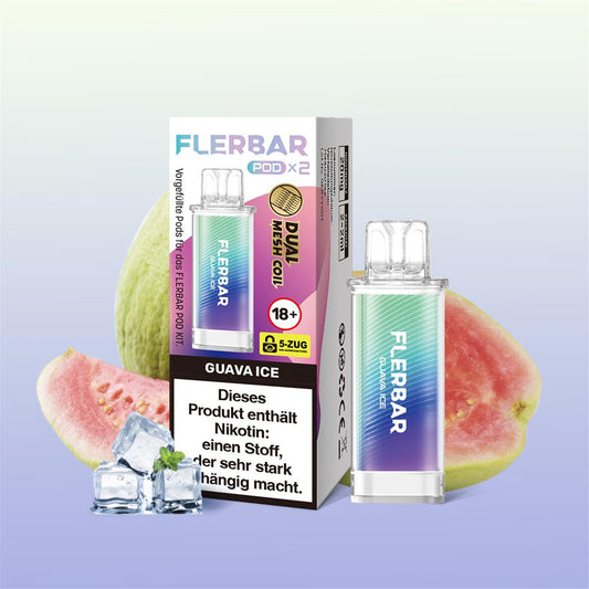 Flerbar Liquid POD 2er Pack - Guave Ice