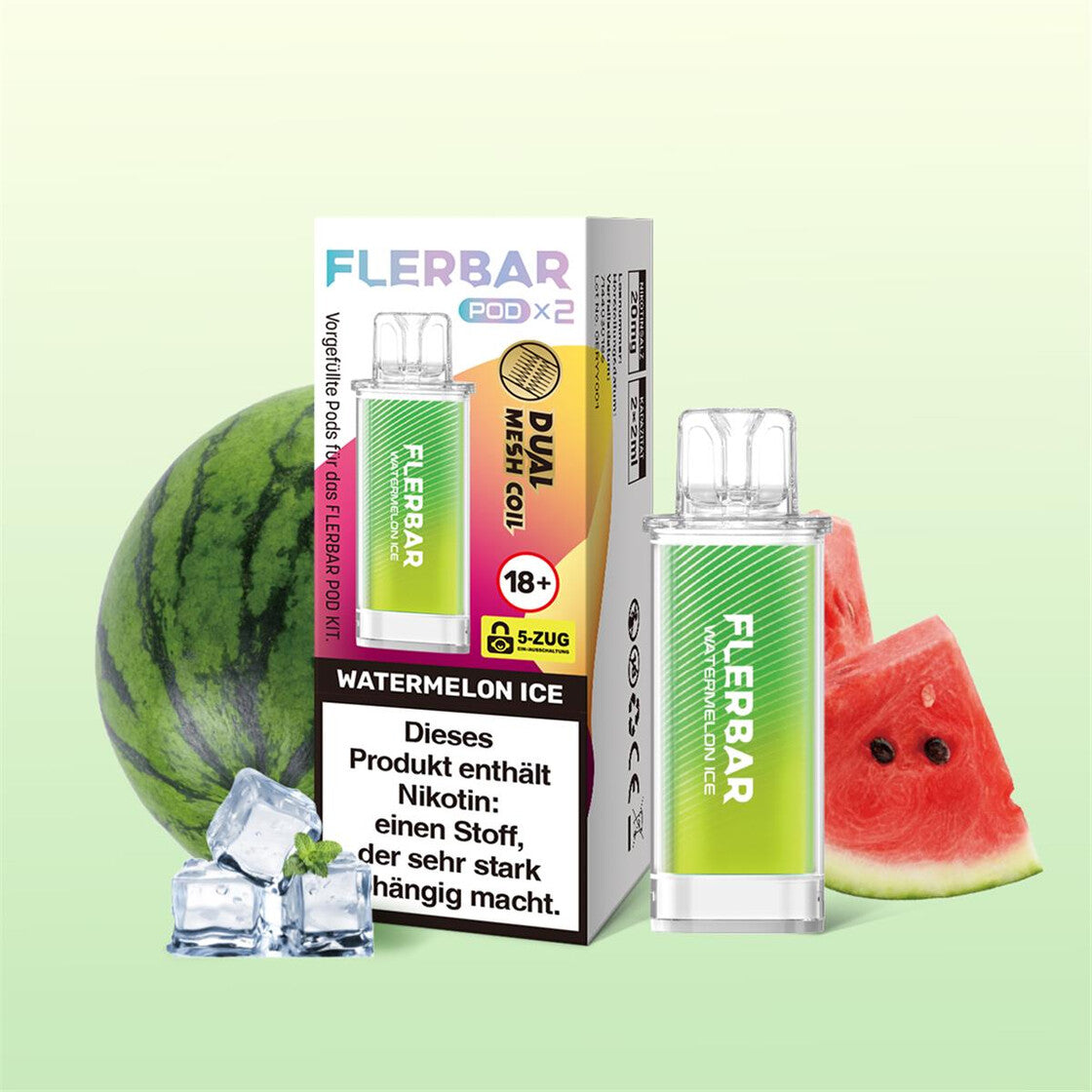 Flerbar Liquid POD 2er Pack - Watermelon Ice