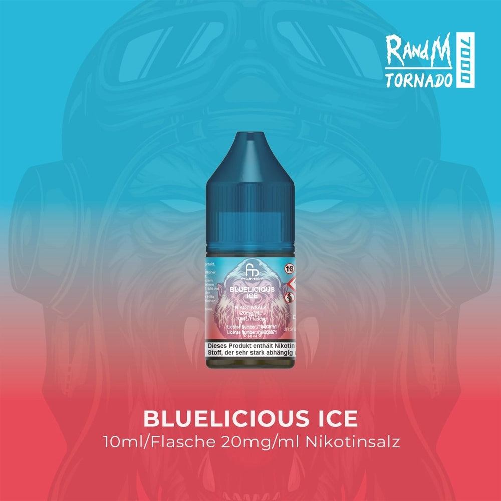 Fumot RandM Tornado 7000 Liquid Bluelicious Ice